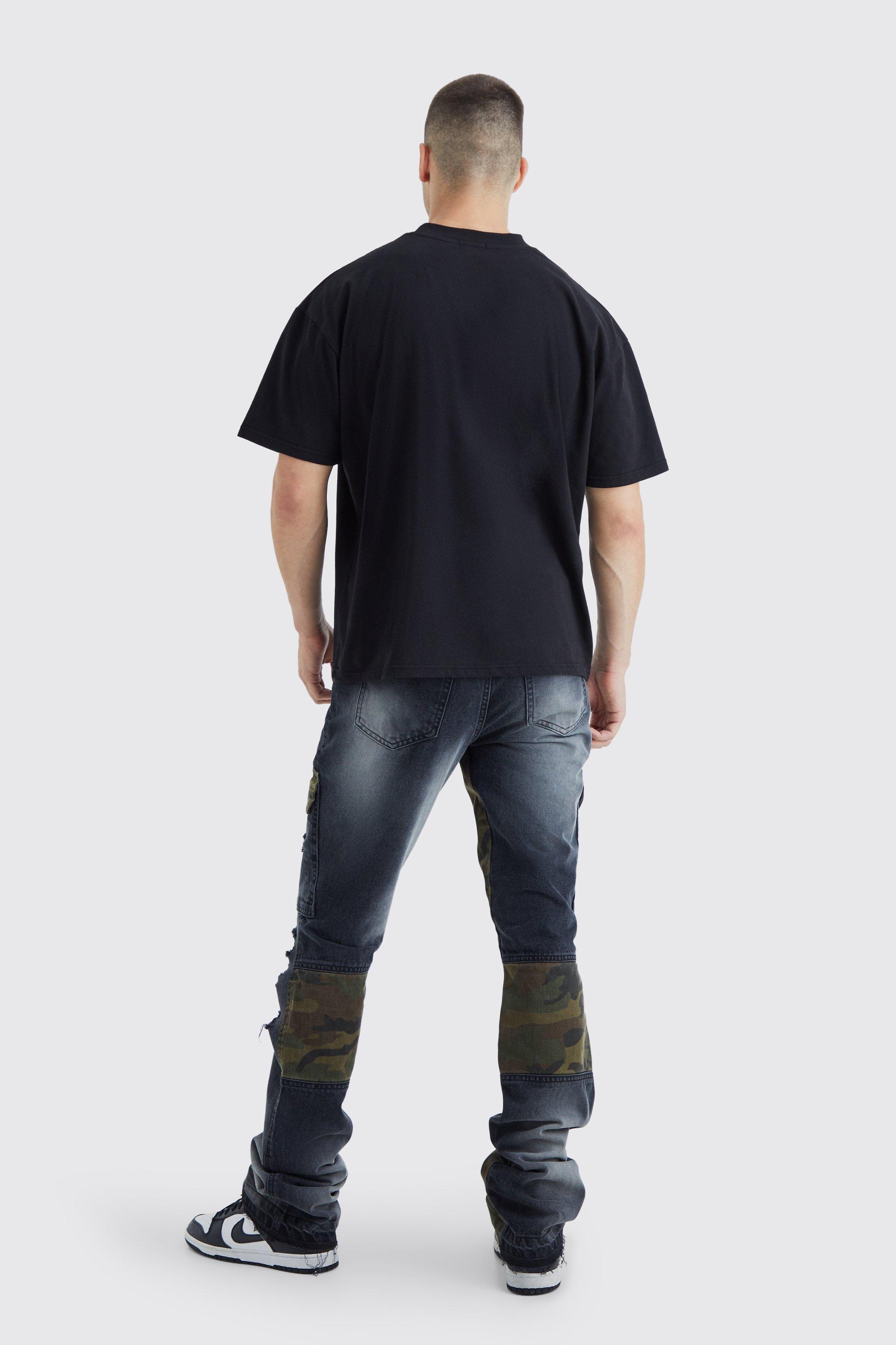 Camo shirt hot sale black jeans